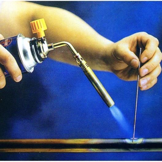 Đầu Khò ống đồng KT-2104 Sử dụng bình gas mini - Đầu khò gas cầm tay khò 1 ống