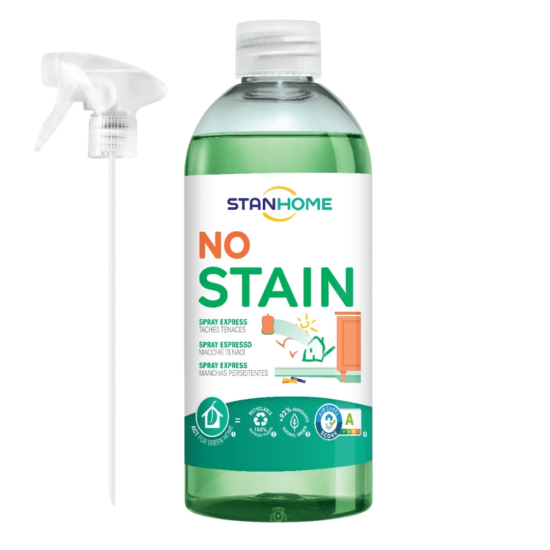 Tẩy vết bẩn trên tường Stanhome No Stain, tẩy mốc tường thâm đen, vết ố, làm sạch vết bút chì màu, mực bút bi 500ml