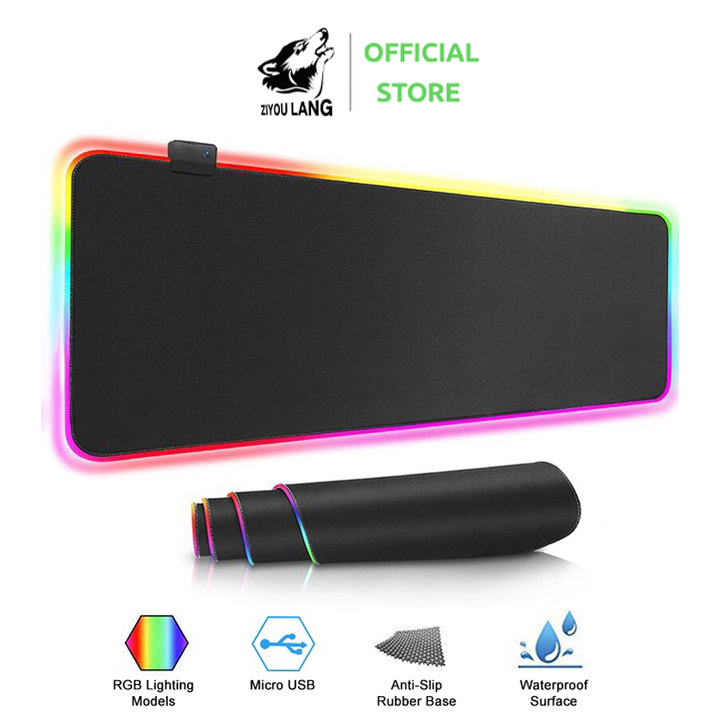 Pad di chuột Led RGB nhiều chế độ, lót chuột, bàn di chuột chuyên game cao cấp - Hãng phân phối chính thức
