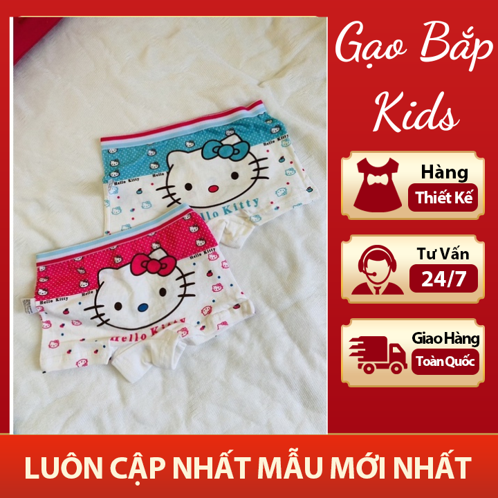 (14-20kg) Quần Chip Bé Gái - Quần Lót Bé Gái Xinh Xắn Gạo Bắp Kids