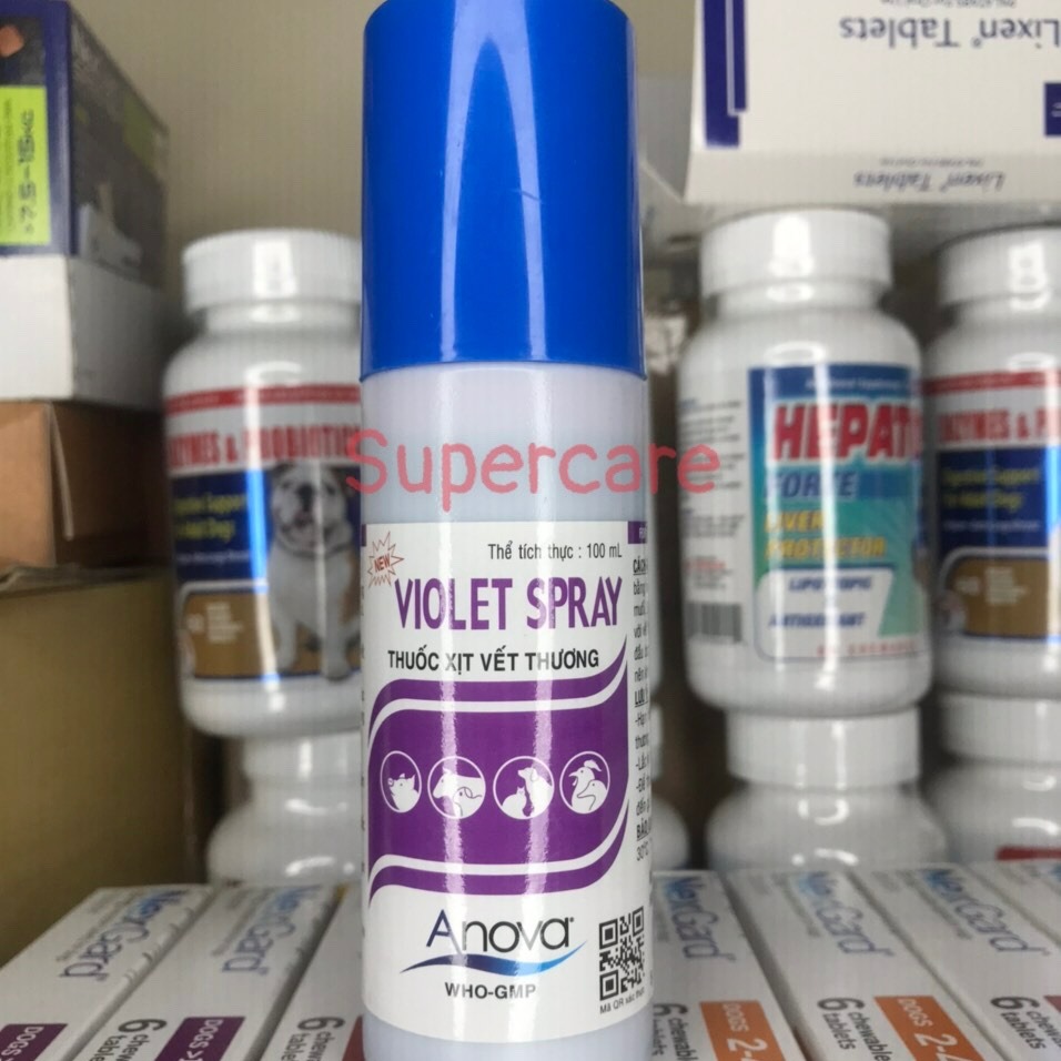 Sát Trùng Vết Thương Violet Spray 100ml