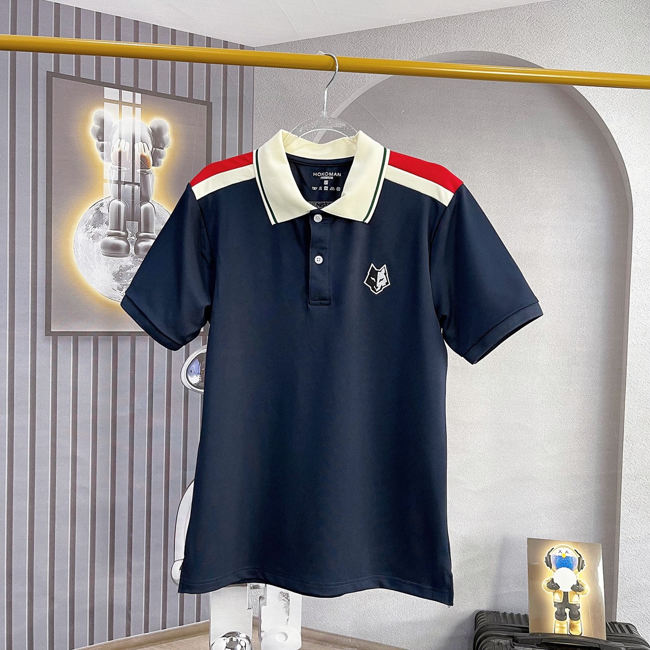 Áo polo nam thêu logo, chất vải cotton co gian 4 chiều thoải mái, dễ phối ML CLOTHINGS - 3