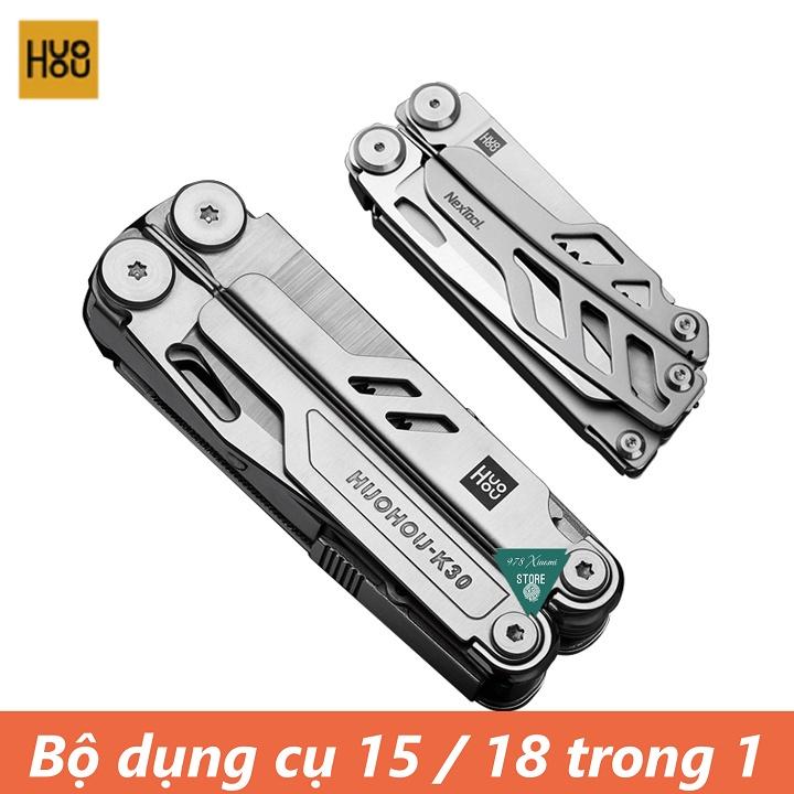 Odxp4ms1 bộ dụng cụ đa năng 18 trong 1 xiaomi huohou k30 pro - bộ kìm đa năng 15 trong 1 xiaomi huohou hu0040