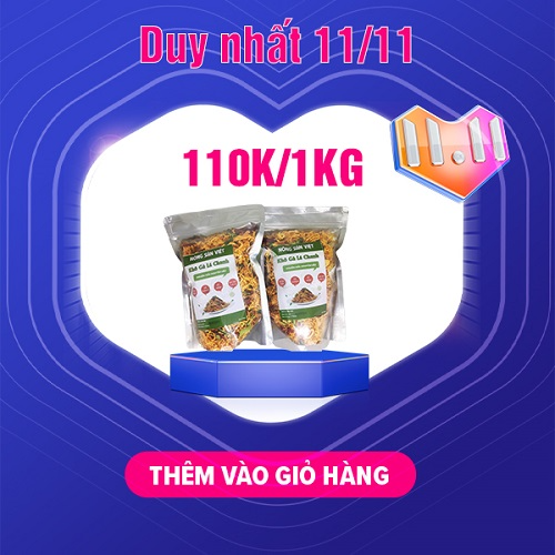 1kg khô gà lá chanh (cay vừa) - Nông Sản Việt