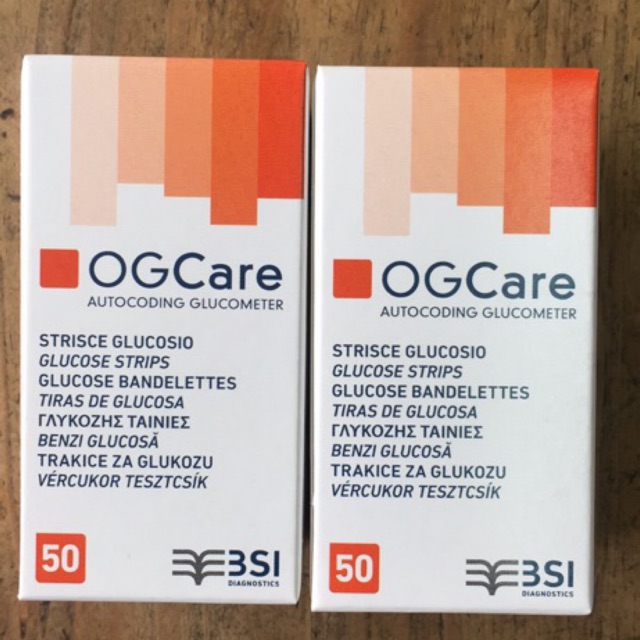 [ Chính Hãng ] Que Thử Đường Huyết OG Care - 50 Que/ Hộp