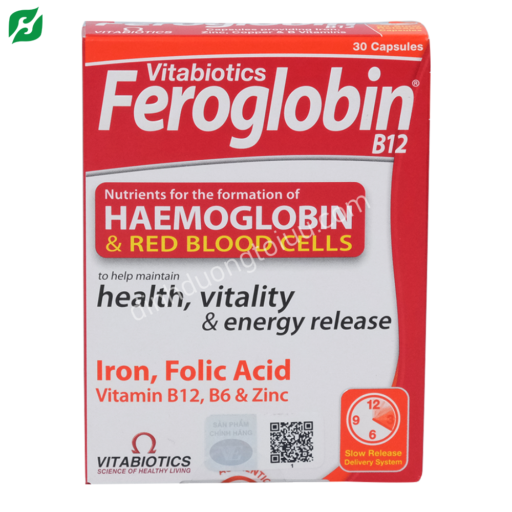 Viên uống bổ máu Feroglobin B12 – Bổ máu toàn diện, tăng khả năng hấp thụ dinh dưỡng