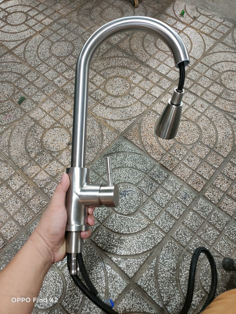 [HCM]Vòi Rửa Chén Bát Nóng Lạnh Vòi Rút Inox 304 Dây Kéo Dài Thuận Tiện