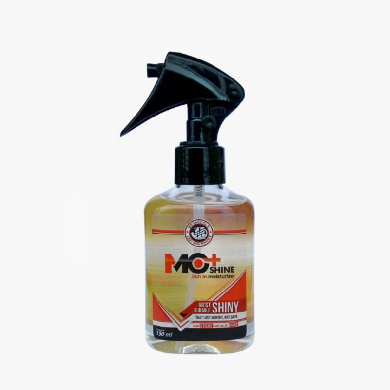 Chai xịt dưỡng nhựa nhám, phục hồi nhựa đen Megacools MO SHINE 150ml nhựa bạc màu, làm mới nhựa, da yên nội thất