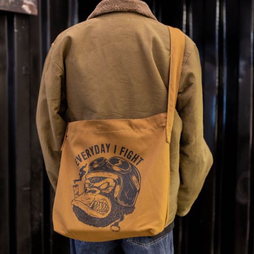 Túi tote gori bag - gori khỉ - nâu