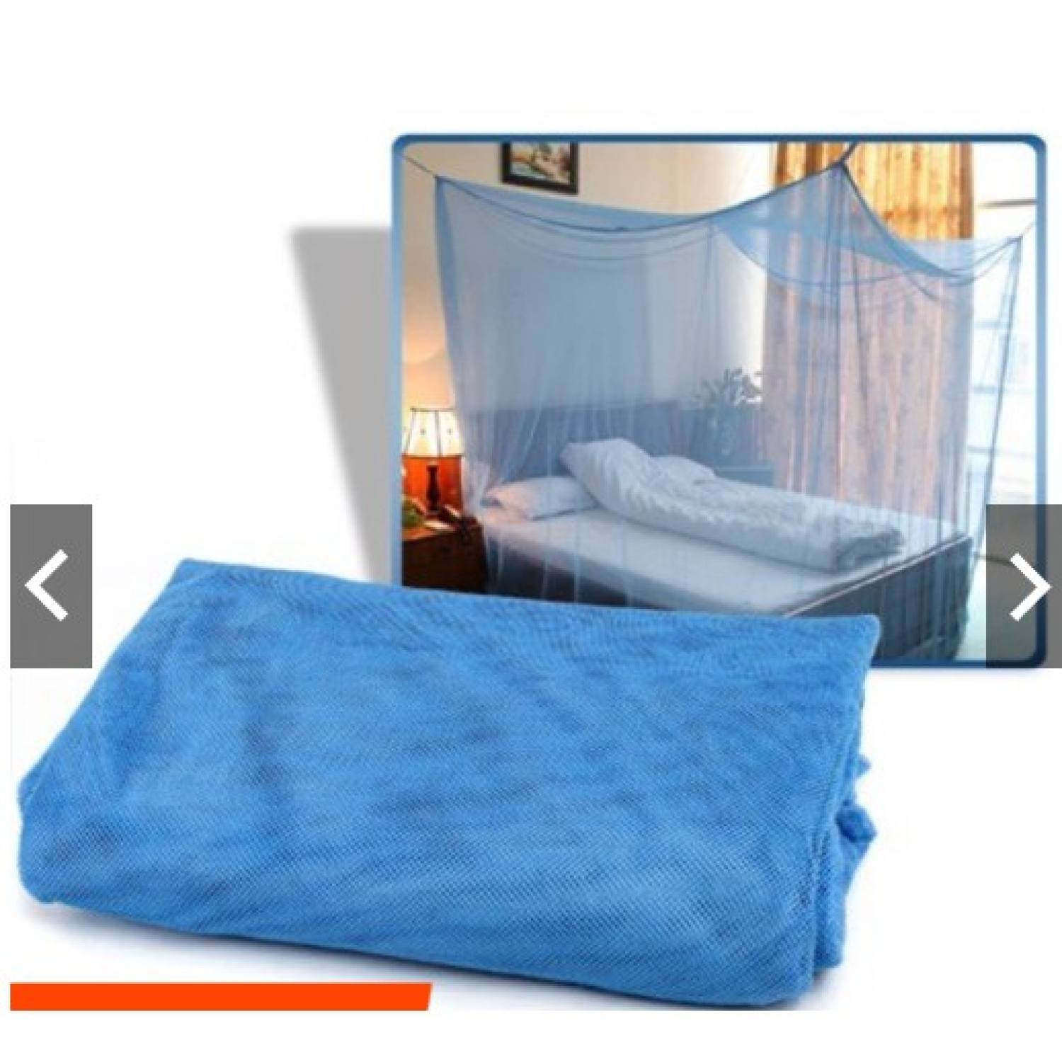 Màn tuyn, mùng tuyn may 10/10 xanh biển đủ kích thước