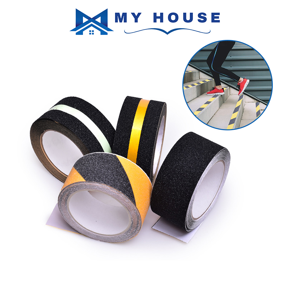 Băng keo chống trượt an toàn cho bé, miếng dán tăng ma sát cầu thang có phản quang - KAPU