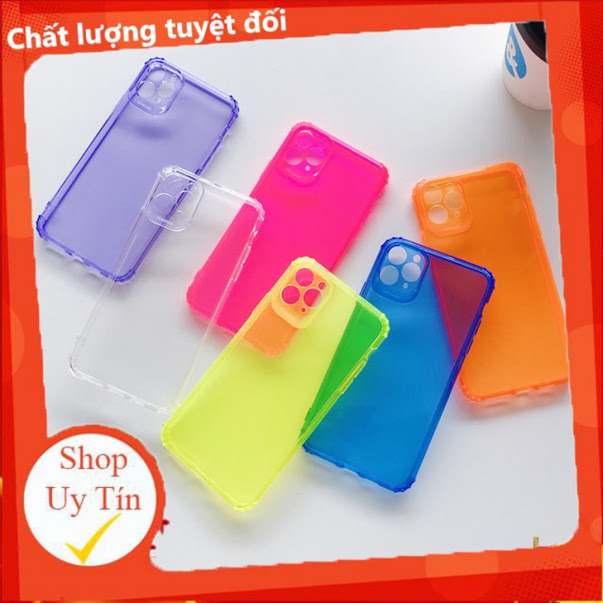 [Siêu Sale] [Có sẵn] Ốp iphone màu neon trong 6plus/6splus/7plus/8plus/X/Xs/Xsmax/11/11promax