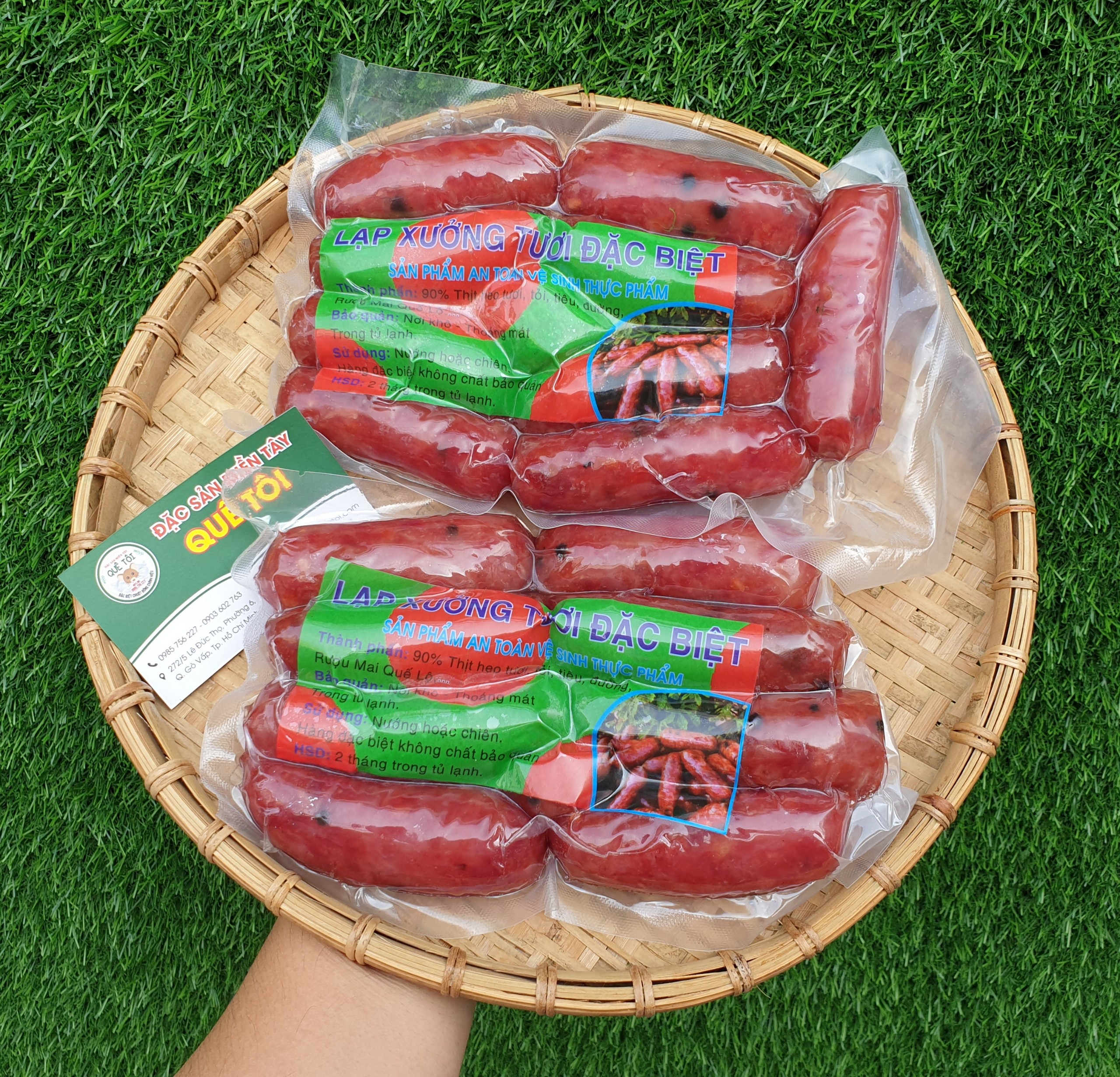 500g Lạp xưởng tươi - Lạp xưởng tươi Cai Lậy - Ship toàn quốc