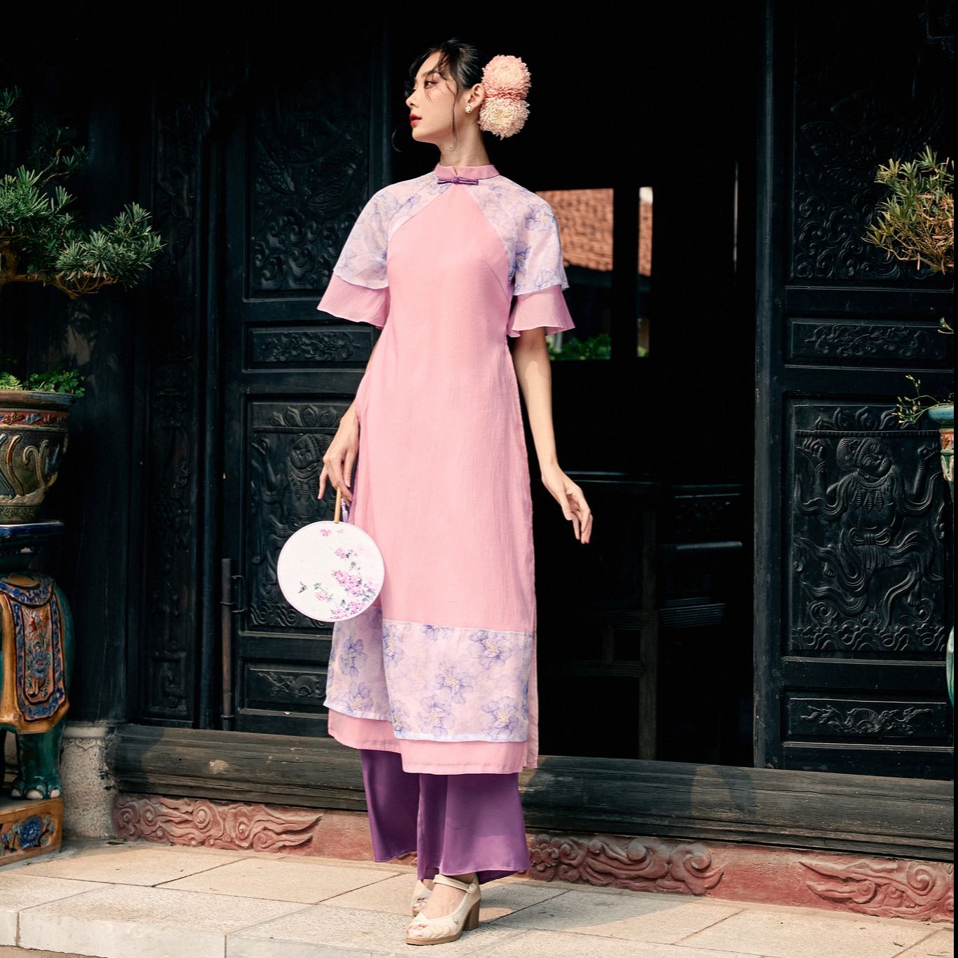 Olv - áo dài cẩm anh
