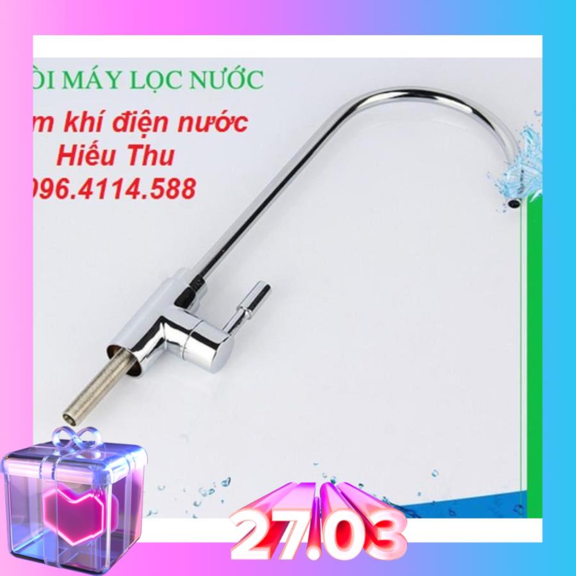 VÒI MÁY LỌC NƯỚC RO INOX 304-NGỔNG MÁY LỌC NƯỚC SUS 304