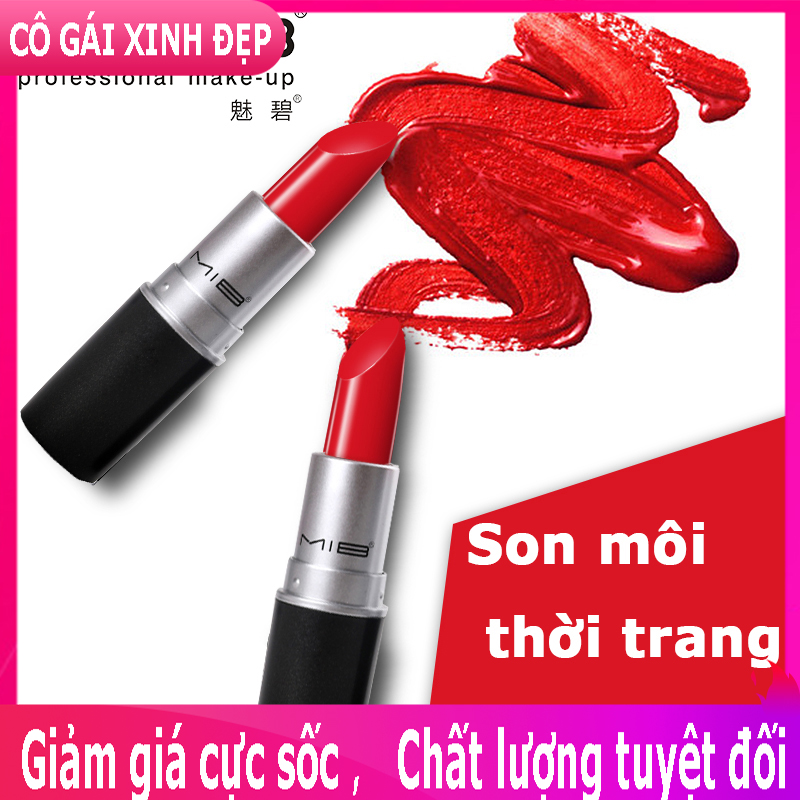Son lì cao cấp MIB pha dưỡng lên màu chuẩn, bền màu, lâu trôi không gây khô, thâm môi hàng nội địa trung cao cấp