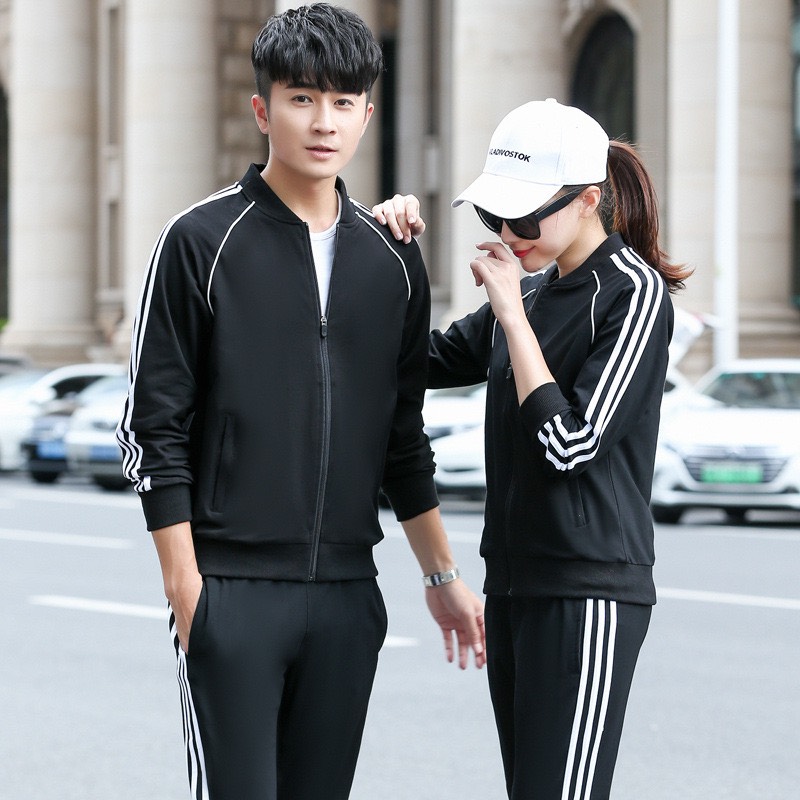 Bộ quần áo thể thao nam thu đông Mantoni, Bộ quần áo khoác bomber chất nỉ kẻ sọc có khóa kéo 3 màu (BTT3S)