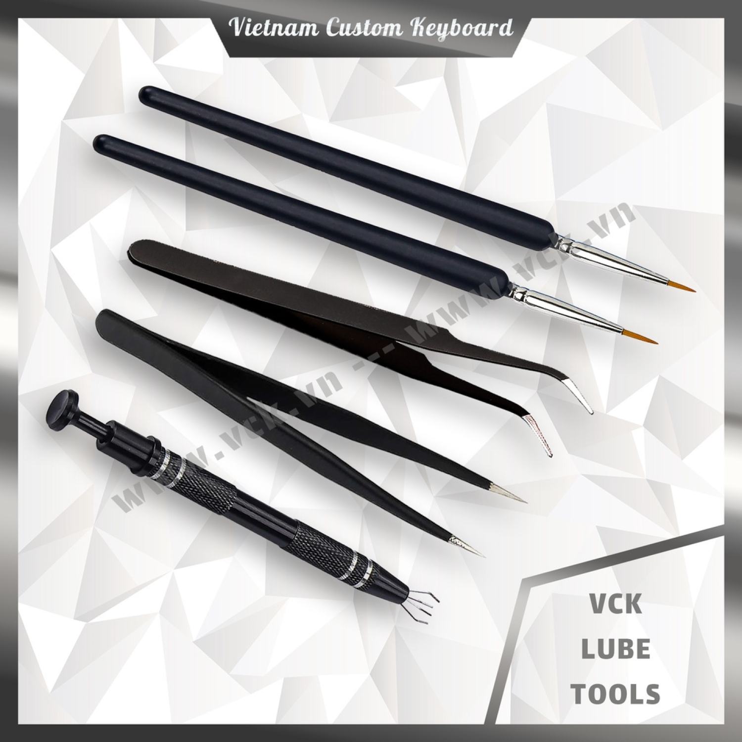 Lube tools | dụng cụ lube switch lube stab | slider/stem picker | tweezers/panh kẹp | cọ lube chuyên dụng | vck