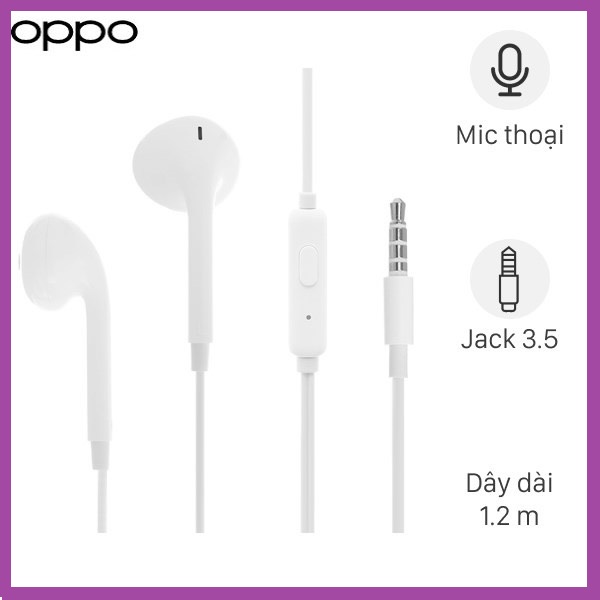 Tai nghe oppo nhét tai hàng zin bóc máy