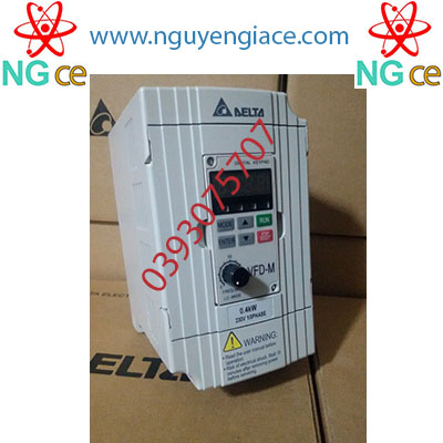 Biến tần delta vfd-m, vfd004m21a 0.4kw 1,2hp/220vac