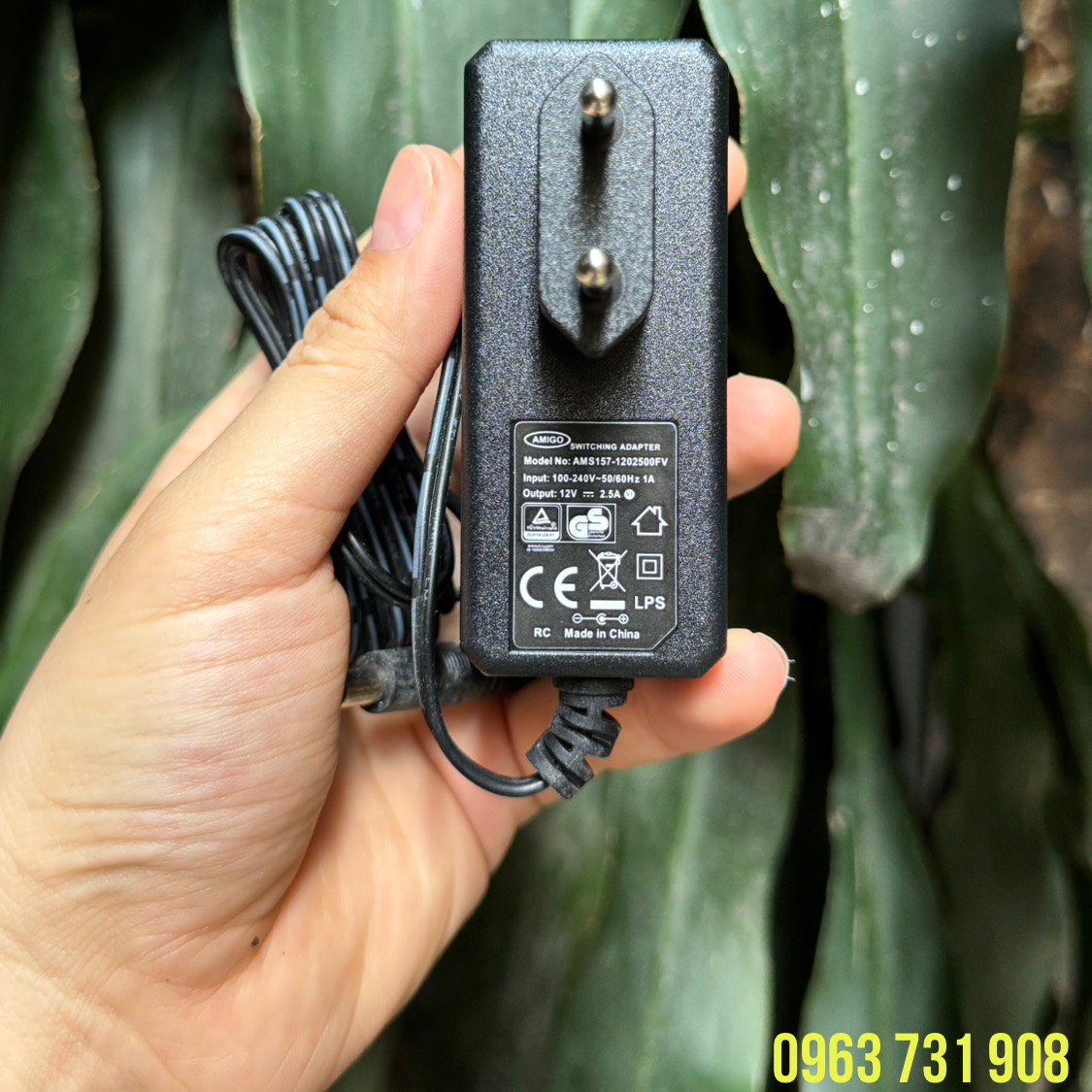 Dây nguồn màn hình máy tính 12V-2.5A chính hãng