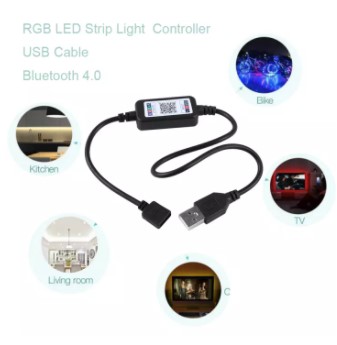 Nguồn led rgb 5v bluetooth 4.0 cho cuộn led rgb app duoco strip