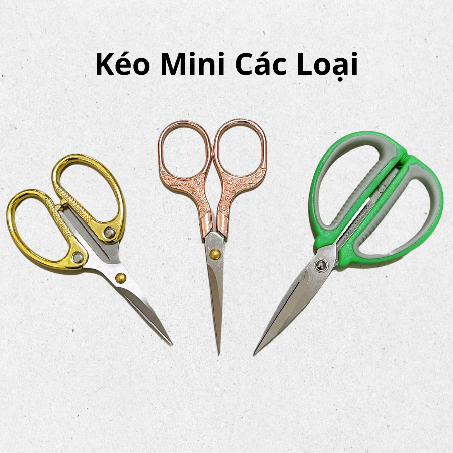 Kéo cầm tay đa năng nhà bếp cắt giấy cắt vải da cầm êm tay