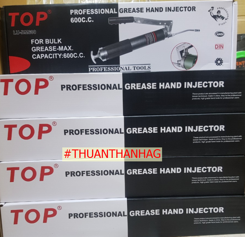 Bơm mỡ top 600cc 2 ti- lu-bm600