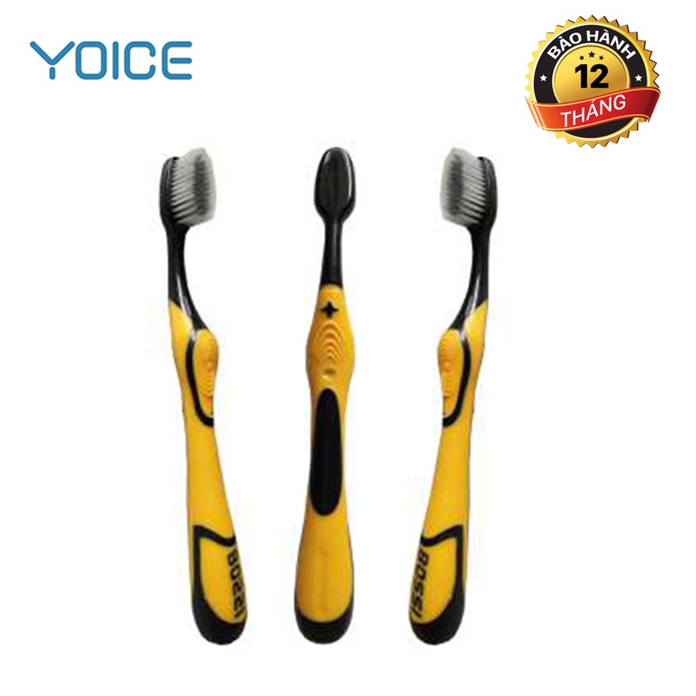 Bàn chải răng Bossi than tre hoạt tính, bàn chải đánh răng lông siêu mềm