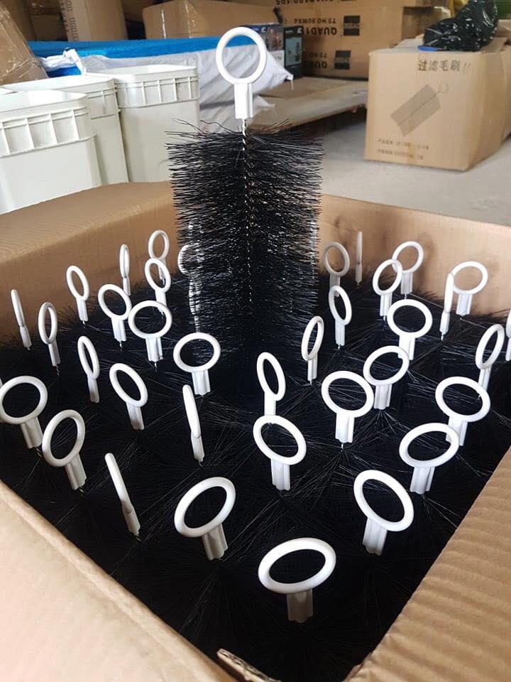 [Khuyến mại] Chổi lọc hồ cá Koi - 120cm - đen - Chổi lọc cá Koi Hoàng Long - Chổi siêu bền, siêu tiết kiệm