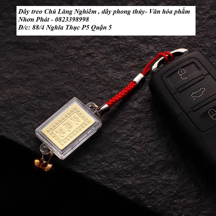 Dây treo mặt Chú Lăng Nghiêm, dây treo phong thủy- Văn hóa phẩm Nhơn Phát