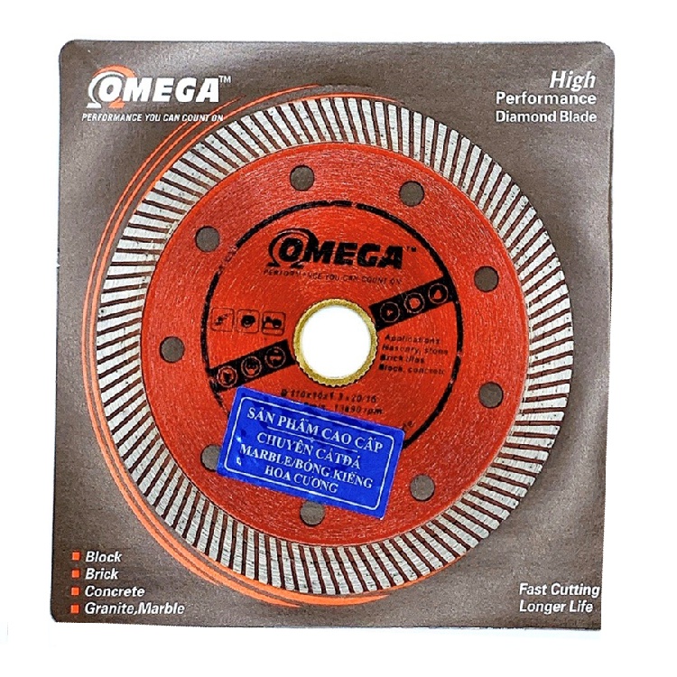 Lưỡi cắt gạch đa năng omega me mịn khía nhỏ