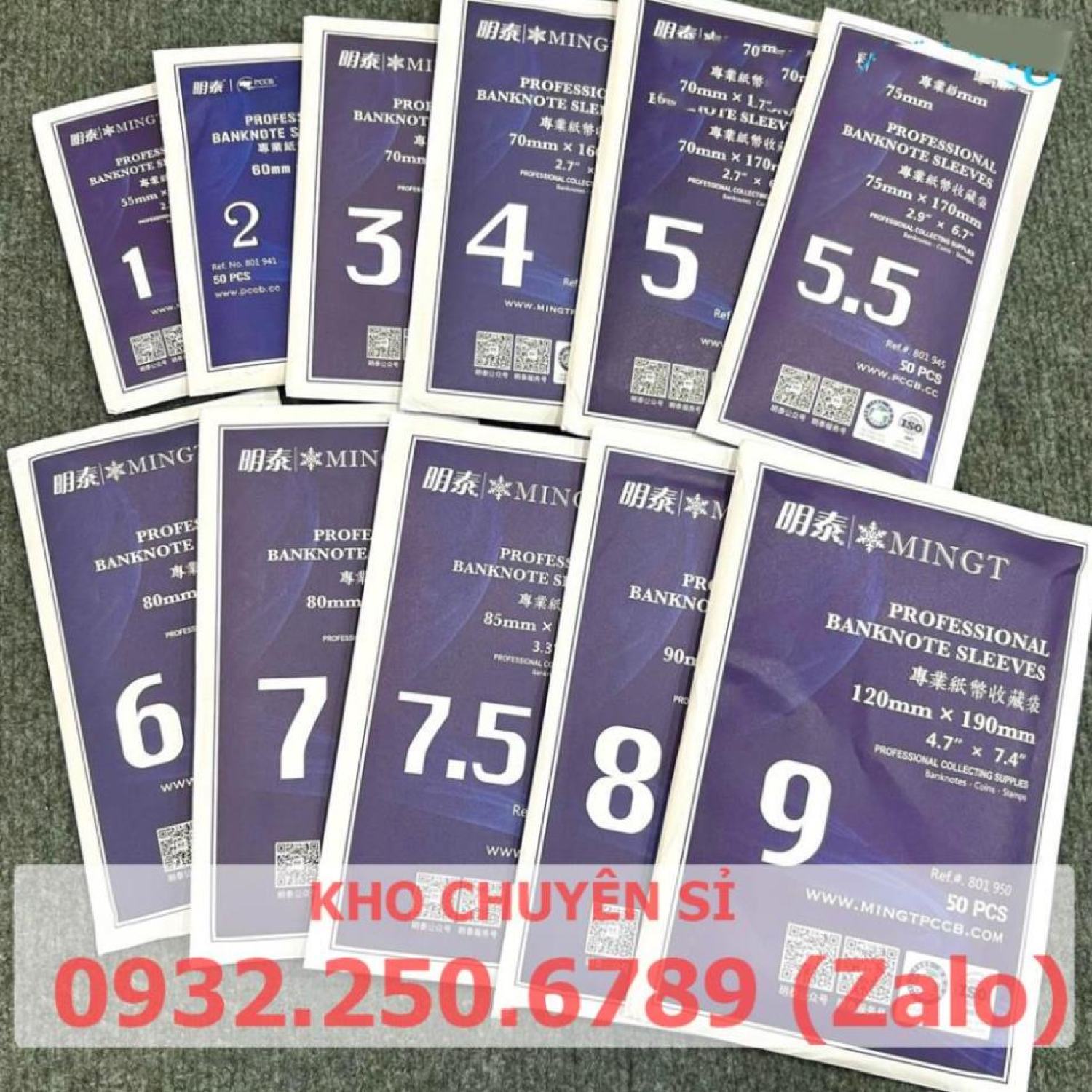 Phơi Nilon bảo quản Tiền Giấy loại tốt của Mingt PCCB Đài Loan