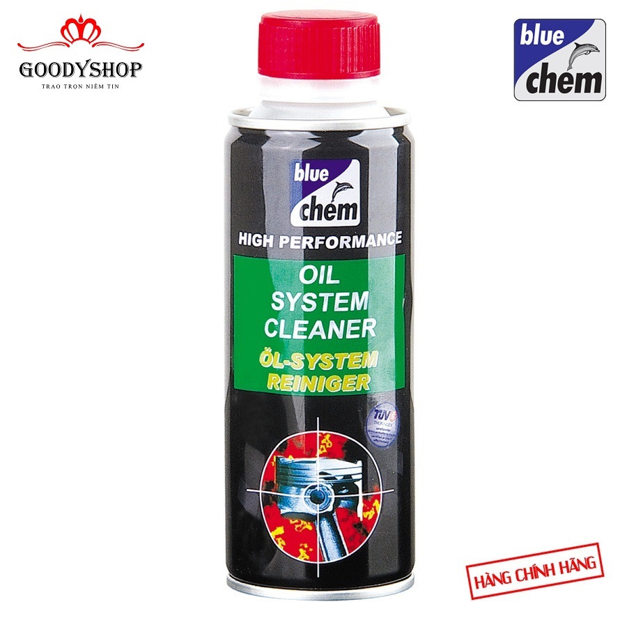 Dung dịch Bluechem vệ sinh bên trong động cơ hệ thống bôi trơn Oil System Cleaner 250ml-33018E GOODYSHOP