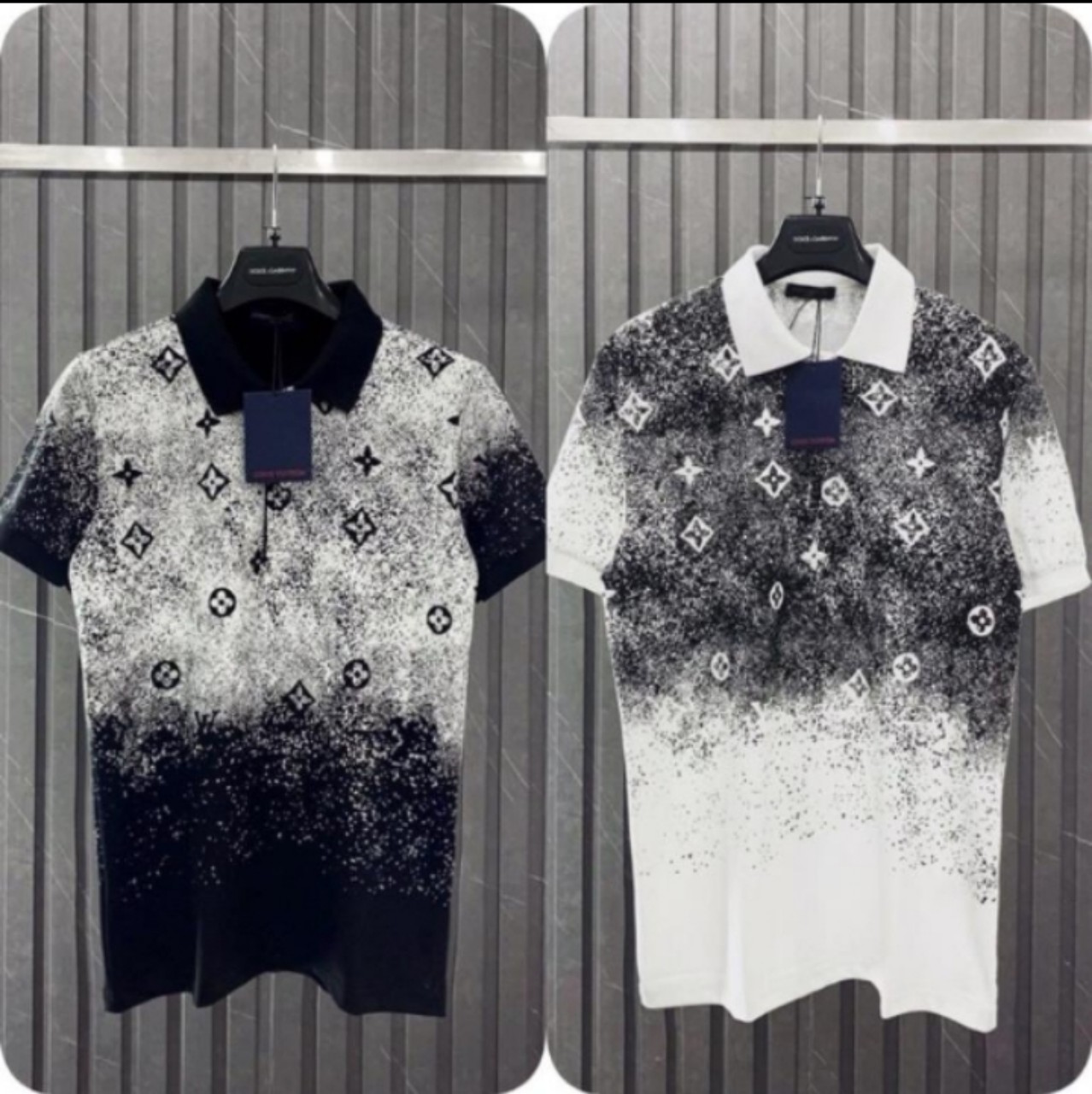 Áo polo nam nữ in l..va v vảy Sơn Form thụng Chất cotton su