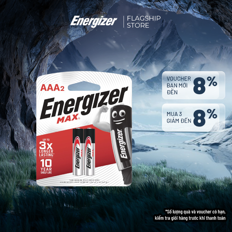 Pin aaa energizer max e92 bp2 - vỉ 2 viên