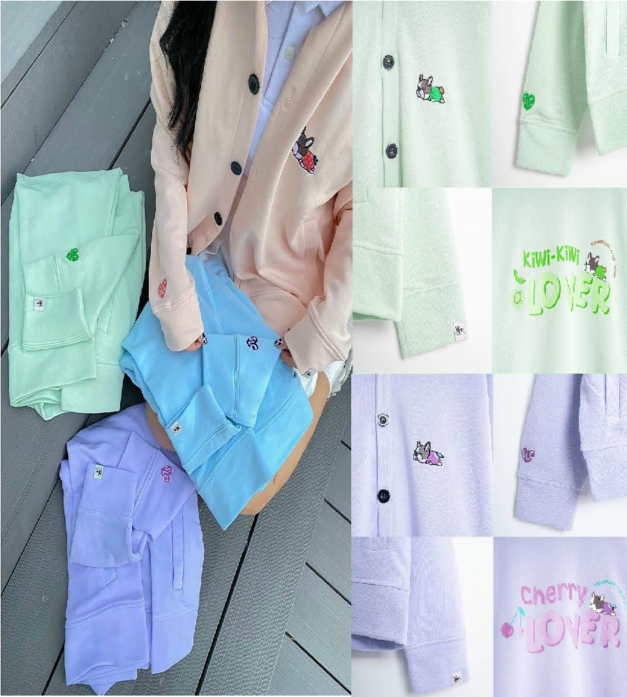 Áo Khoác Hoodie Nút Gài Form Rộng Nam Nữ Puppy Lazzy Thu Đông