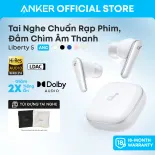 Tai Nghe Không Dây Soundcore Liberty 5 by Anker, Noise-Cancelling Wireless Earbuds, 2x Stronger Voice Reduction, Real-Time Adaptive Noise Cancellation, Fast Charging, Dolby Audio, 6-Mic Al Clear Calls, Long Battery Life, Model: A3957