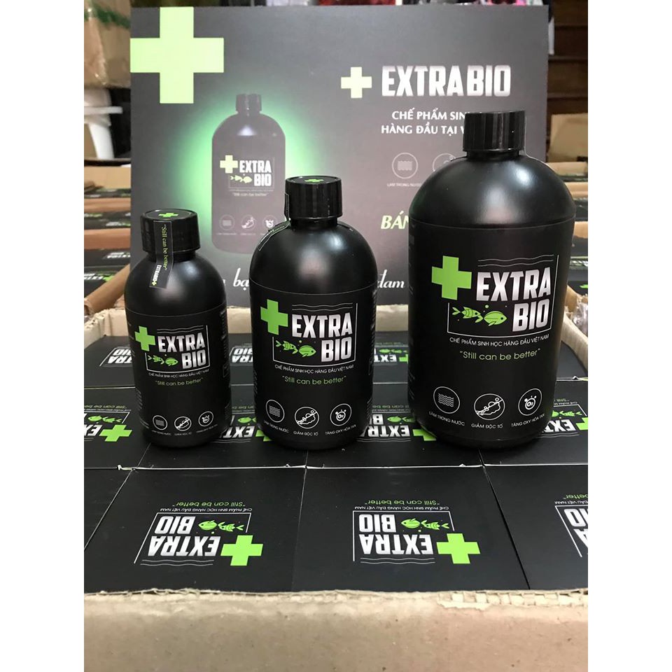 Vi sinh làm trong nước bể cá cảnh Extra Bio - chai 250ml, cam kết hàng đúng mô tả, chất lượng đảm bảo