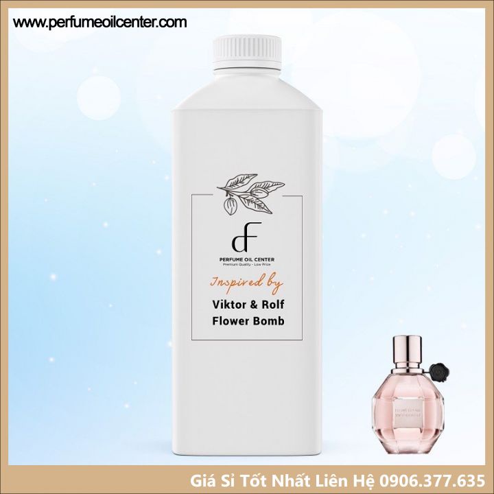 Tinh Dầu Nước Hoa Viktor & Rolf - 500Ml - Flower Bomb - Hương Thơm Xạ Hương Vani Dành Cho Phụ Phụ Nữ