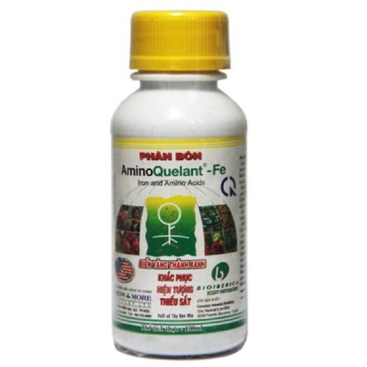 PHÂN BÓN LÁ BỔ SUNG SẮT (AMINO QUELANT FE) 100ML