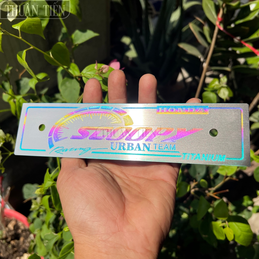 BẢNg TÊN SCOOPY XI 7 MÀU, CHẾ CHO SCOOPY