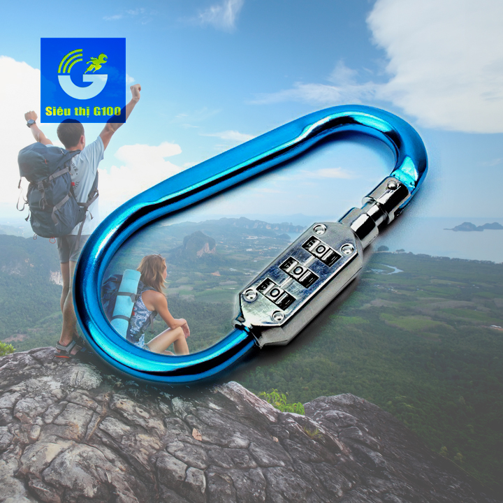 Móc an toàn đi phượt đi dã ngoại du lịch có khóa số
