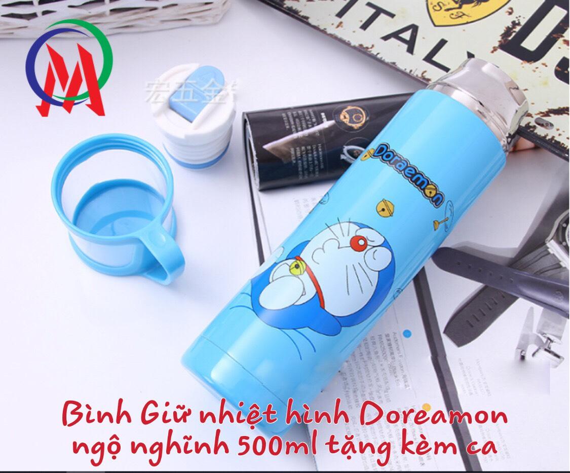 Bình giữ nhiêt inox 500ml 2in1 nắp dạng cốc tiện lợi