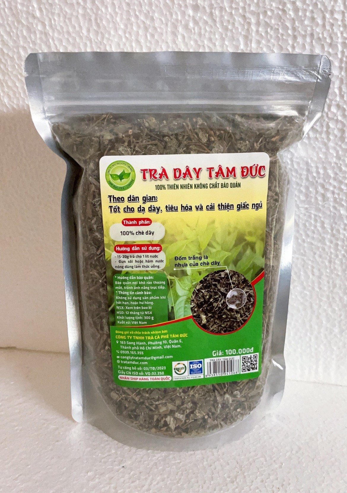 Trà dây tâm đức 100% chè dây thiên nhiên sapa cao cấp