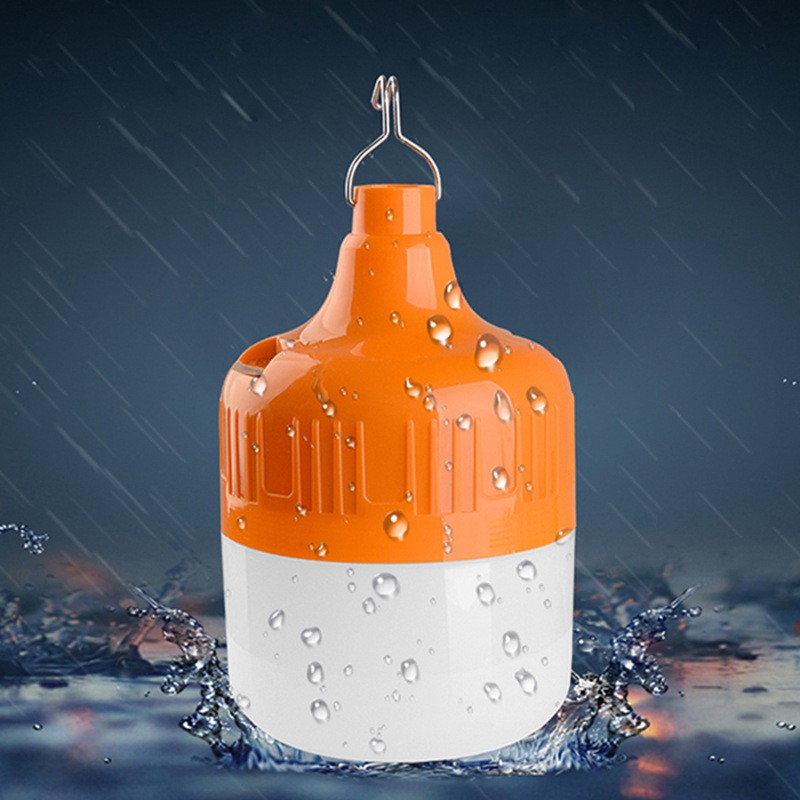 Bóng đèn tích điện chống nước công suất 150W Tiện lợi khi đi ra ngoài hoặc mất điện