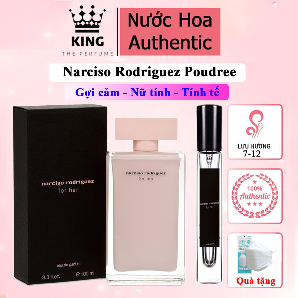 Nước hoa nữ nar for her edp/na hồng - mùi hương nữ tính tươi tắn gợi cảm, chai chiết 5-10-20ml