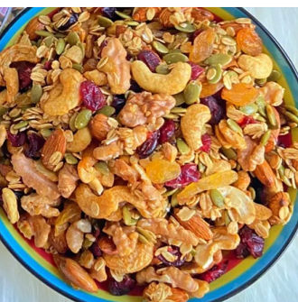 [freeship] 500 gram ngũ cốc GRANOLA cao cấp siêu hạt dinh dưỡng sấy mật ong nhà làm BONTA, chuẩn sạch, không chất bảo quản, bao bì hút chân không