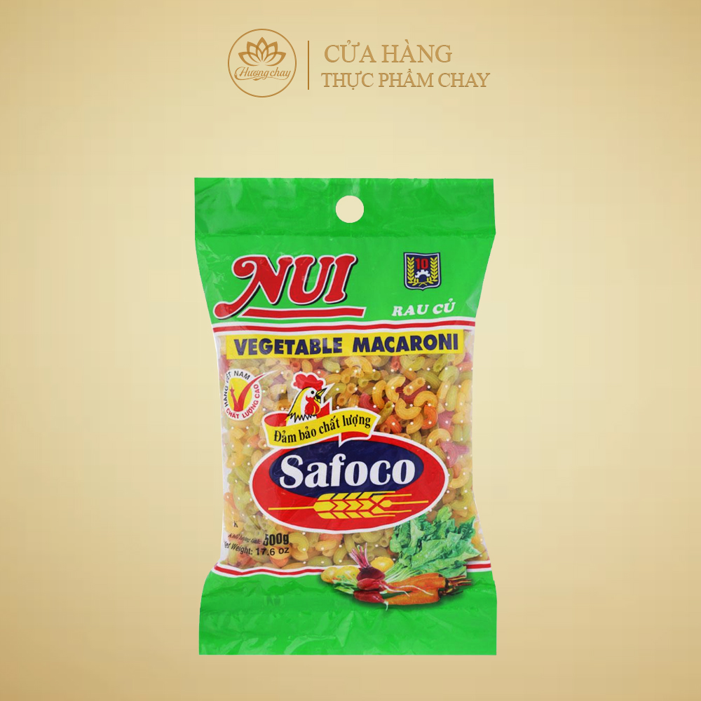 Nui rau củ chữ c safoco gói 500g - thực phẩm hương chay sftp005