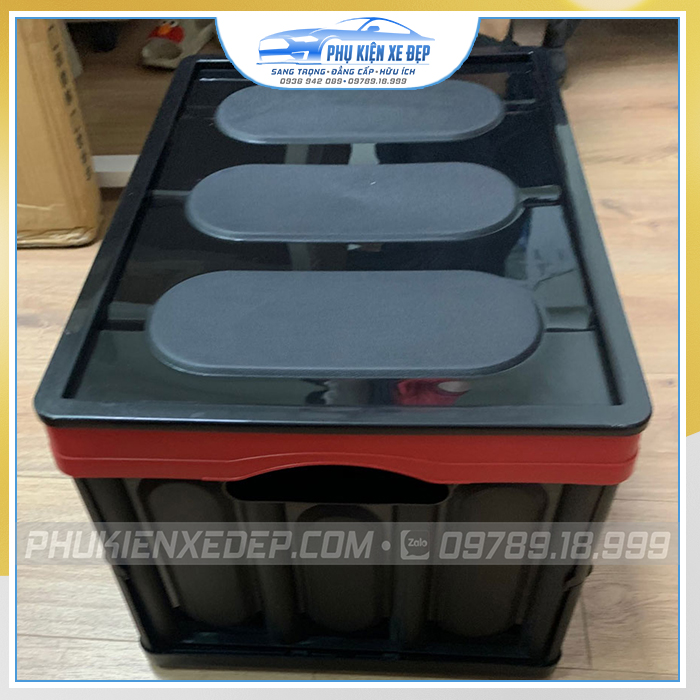 Thùng đựng đồ cốp xe ô tô xếp gọn dễ dàng với 2 dung tích 30L và 55L tiết kiệm tối đa không gian cốp xe ô tô